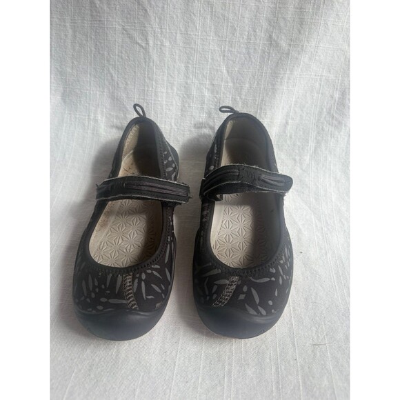 Keen Kids Girls size 13 Moxie Black/Vapor Mary Jane Flats HookLoop sandals - Picture 4 of 4